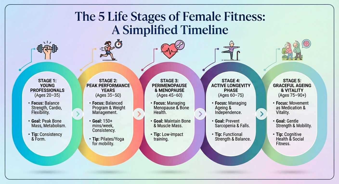 5 Life Stages of Female Fitness