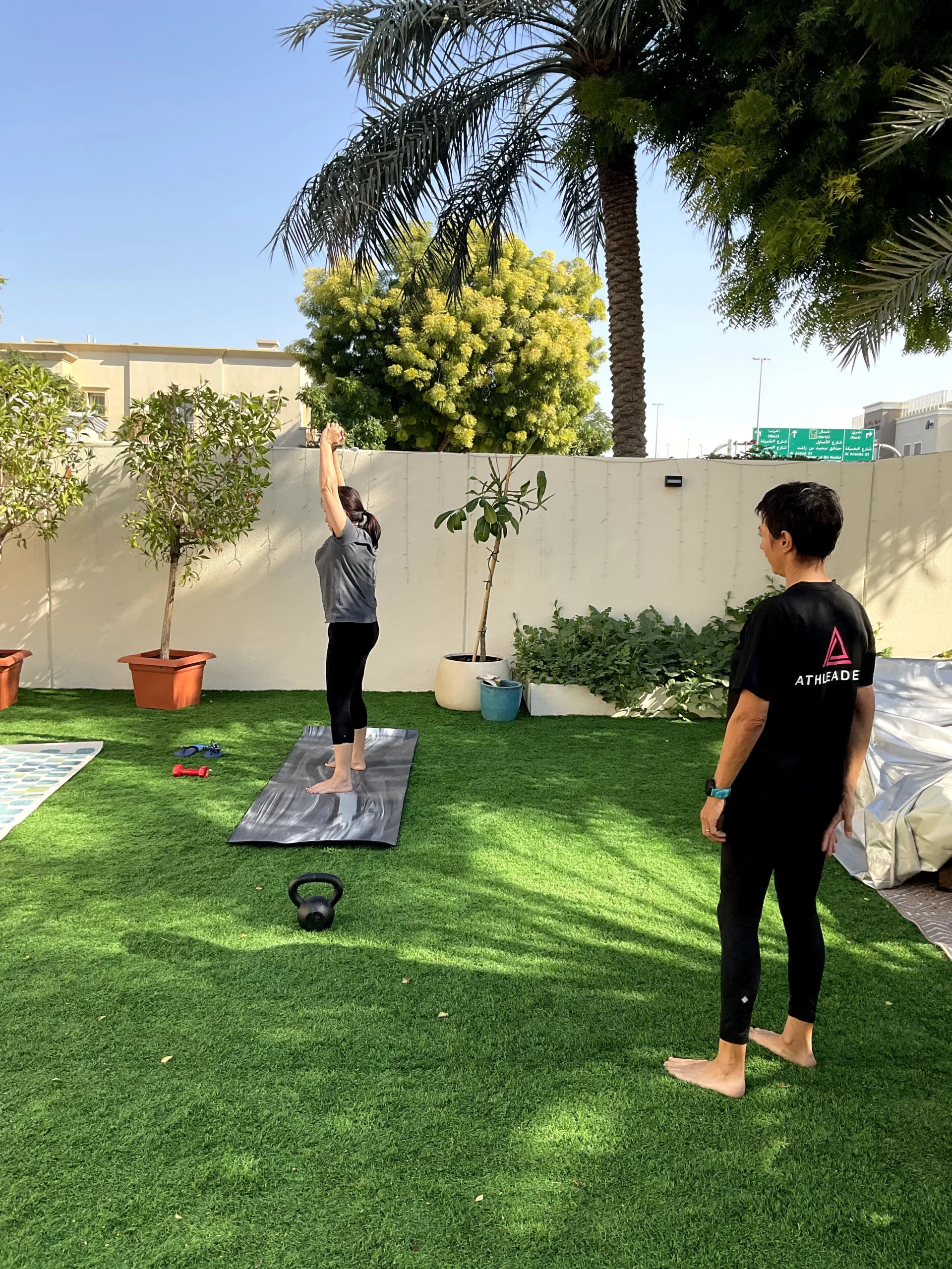 Villa garden personal training Arabian Ranches